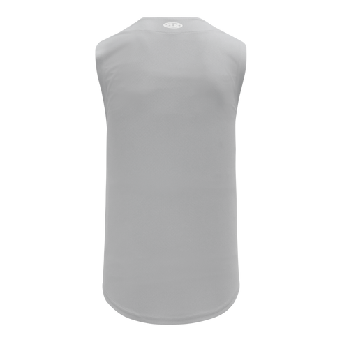 Athletic Knit Full Button Sleeveless Baseball Jersey (BA1812)